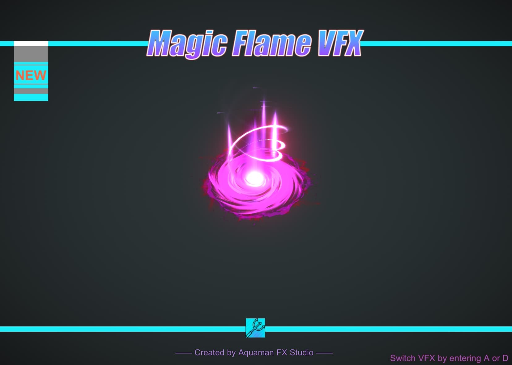 ArtStation - Unity Magic Flame VFX 2 Effect (Black Magic) | Game Assets