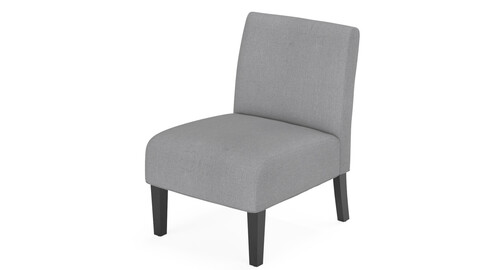 Christopher Knight Home Kassi Fabric Accent Chair 3D Model