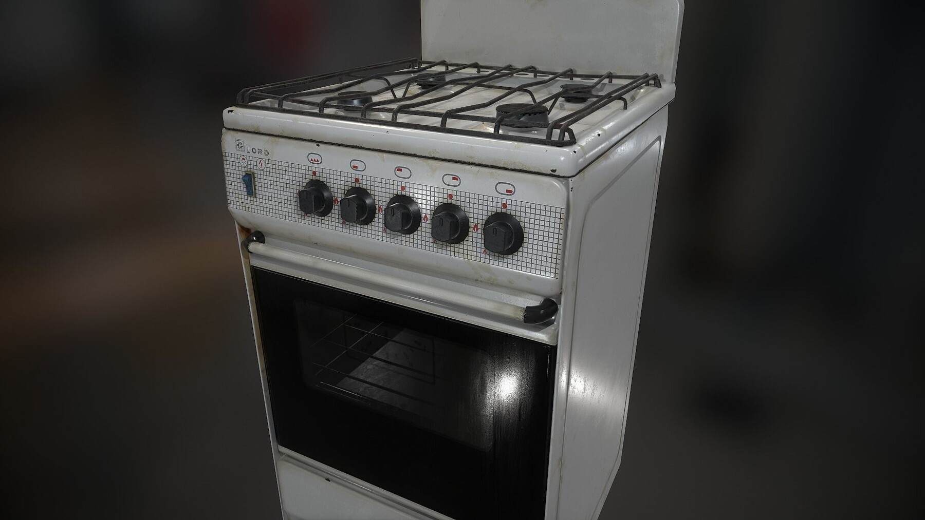 ArtStation Gas Stove Game Assets