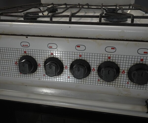 ArtStation Gas Stove Game Assets