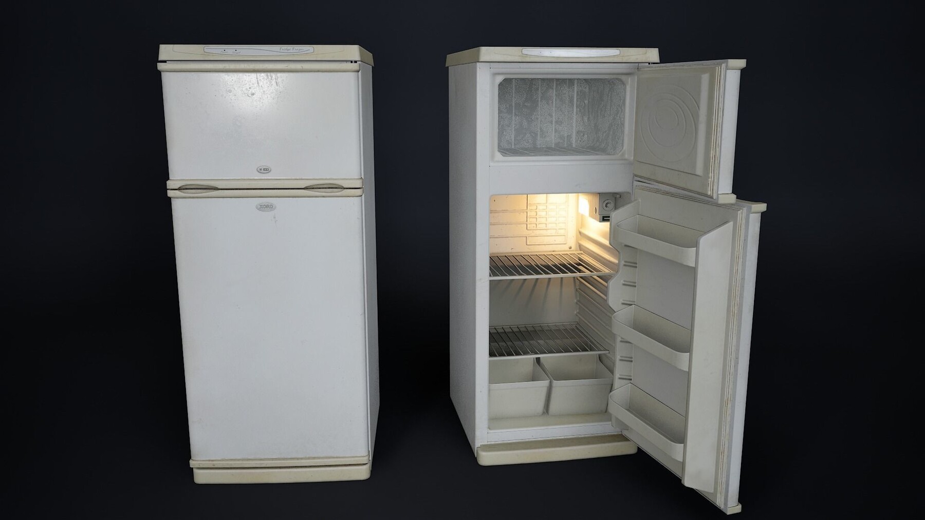 ArtStation Old Fridge Game Assets