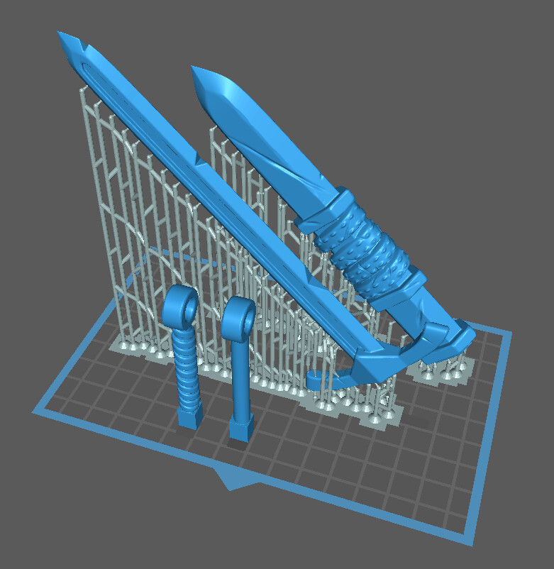 ArtStation Weapons collection 3d print Resources