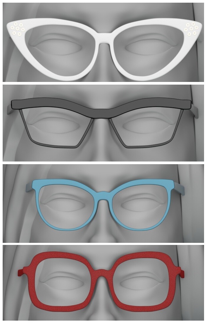 ArtStation Eyeglasses Game Assets