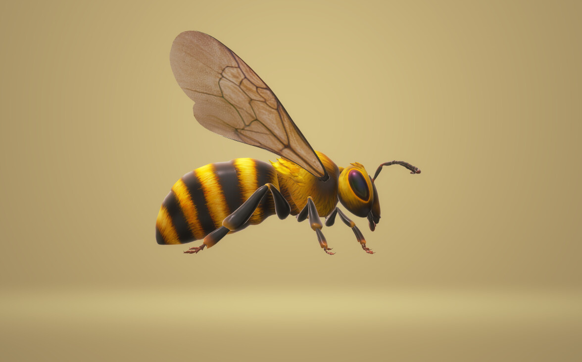 ArtStation - 3D Bee Model | Resources