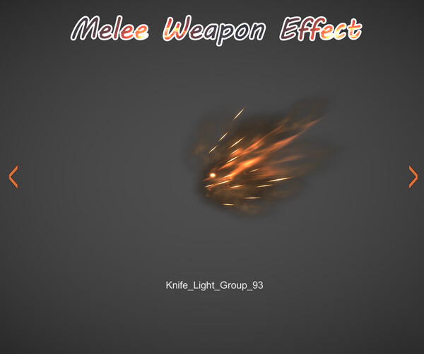 ArtStation - Unity Melee Weapon Visual Effects | Game Assets