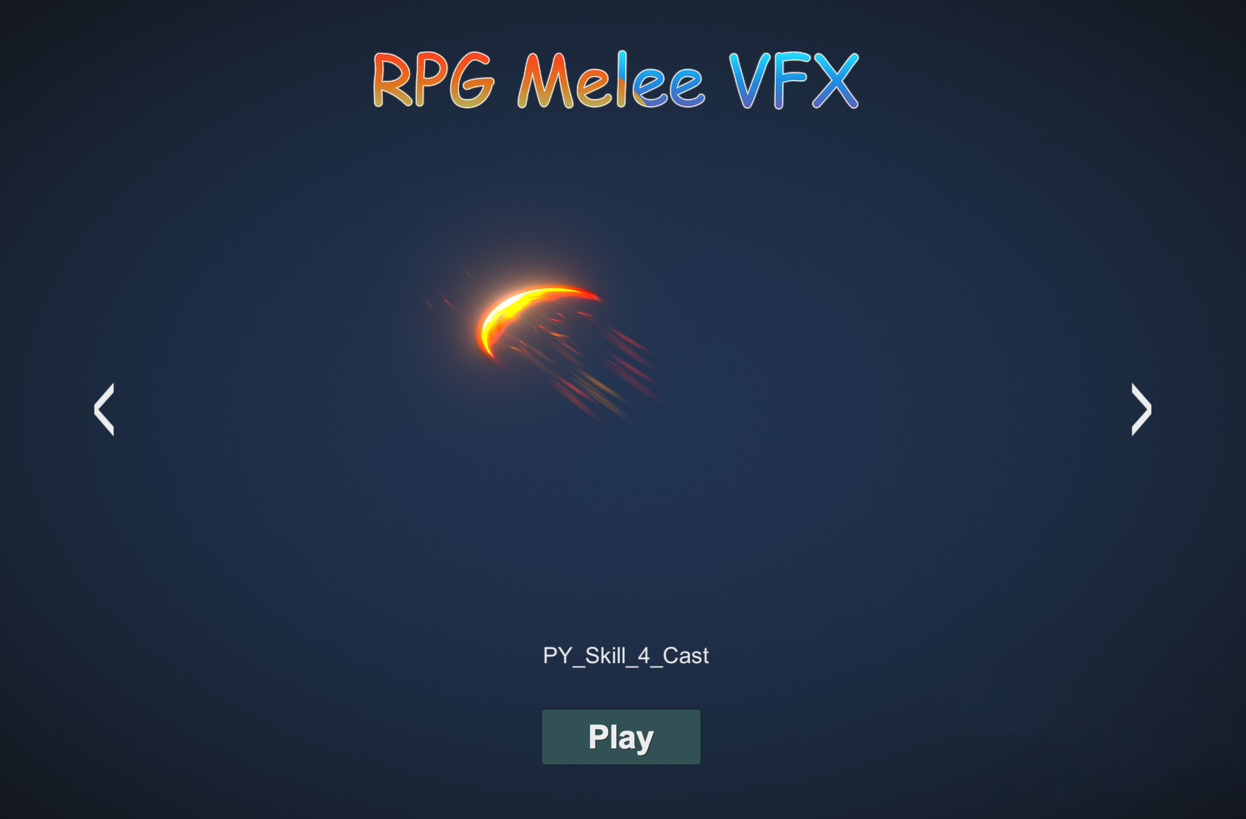 ArtStation Unity RPG VFX Bundles / Visual Effects Game Assets