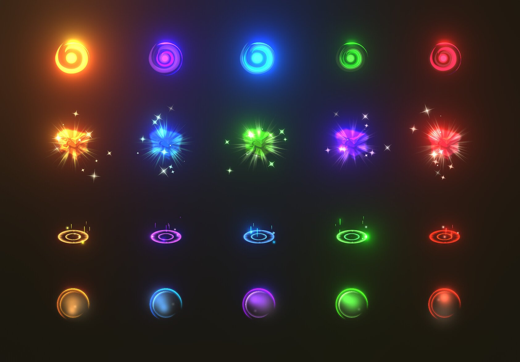 ArtStation - Unity UI Magic Vol.1 Visual Effects | Game Assets