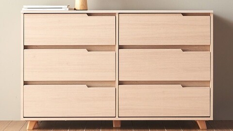 New Harbor Wide 3 Drawer Chest