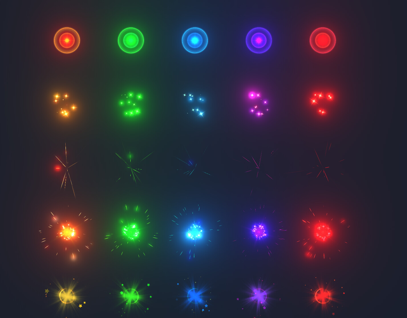 ArtStation - Unity UI VFX Package Vol.1 / Visual Effects | Game Assets