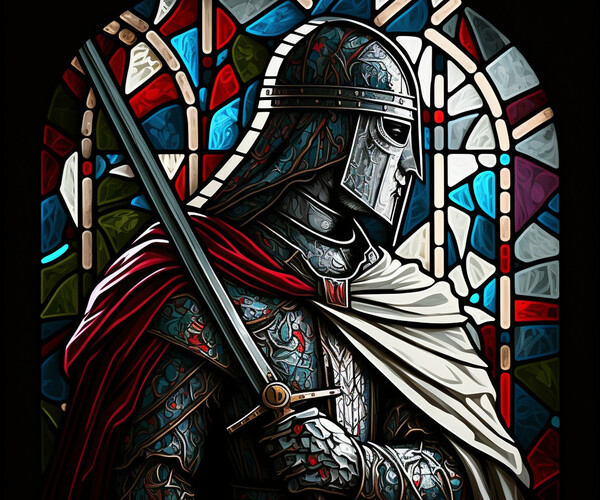 ArtStation - Stained glass windows