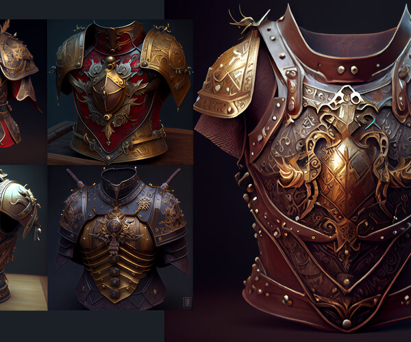 ArtStation 200 Armor Reference Pack Vol.02 Artworks
