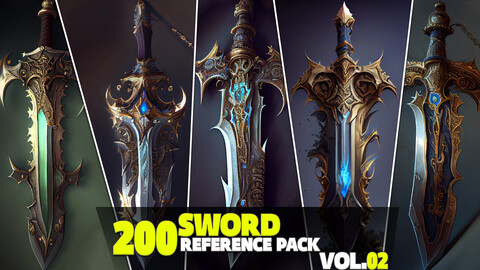 200 Sword Reference Pack Vol.02