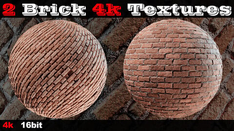 2 Brick 4k textures
