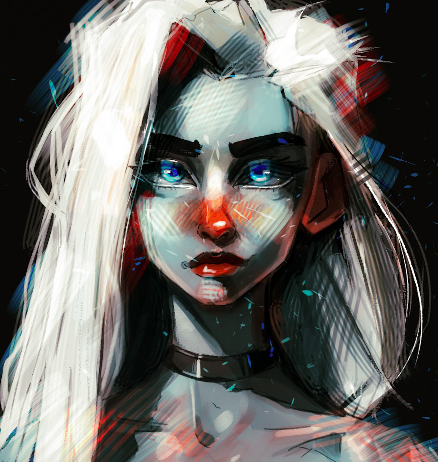 ArtStation Cold Colors Character Artworks