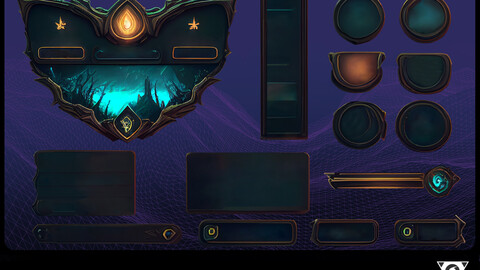 UI RPG Fantasy - GUI Pack 01