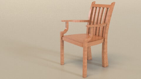 laos dining Chair Game asset