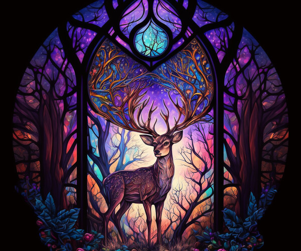 ArtStation - Fantasy Stained Glass v4 | Artworks