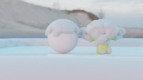 GEO NODES BLENDER ICE