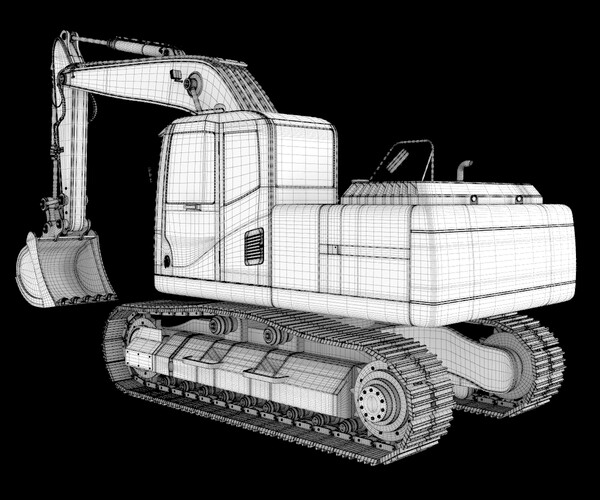 ArtStation - Excavator | Game Assets