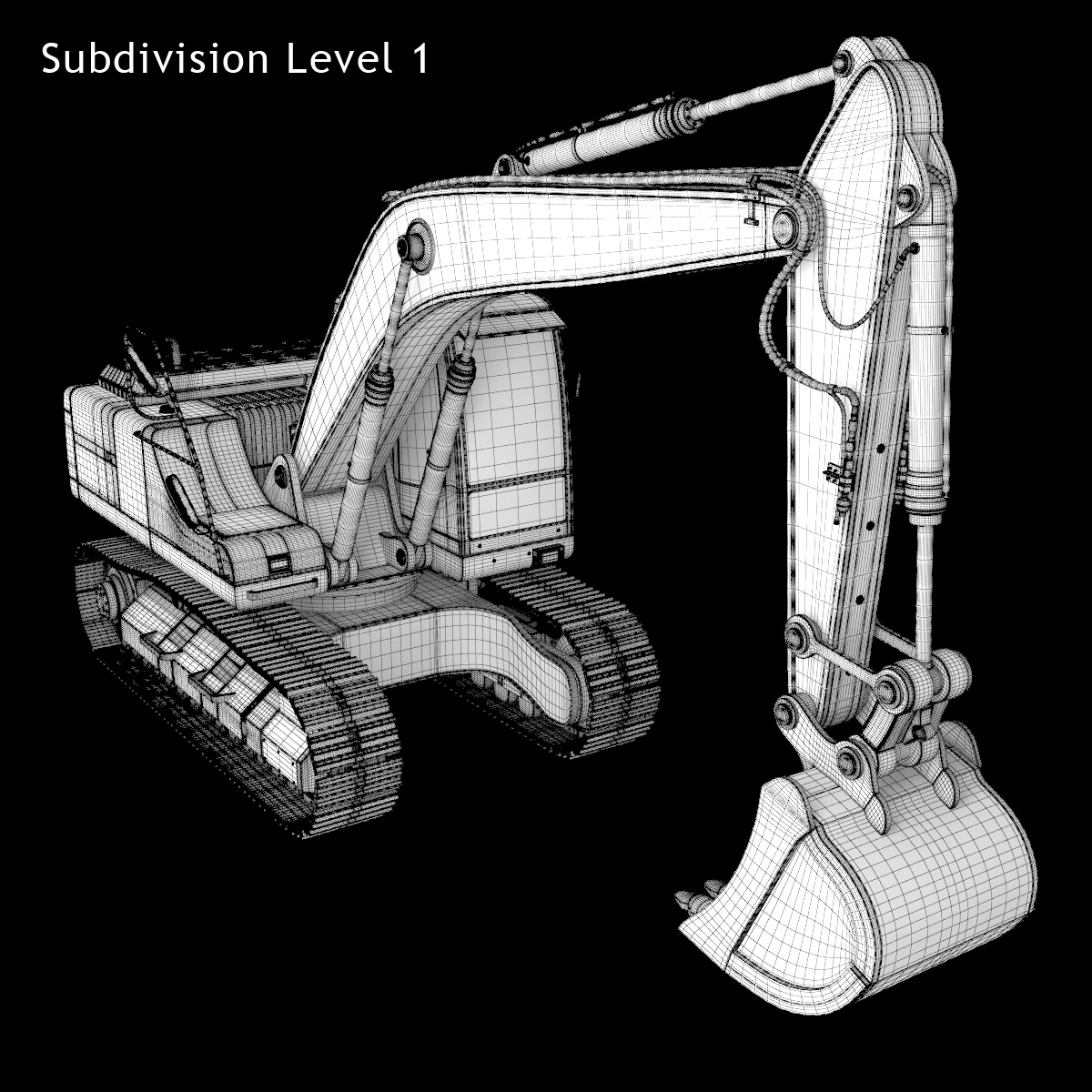 ArtStation Excavator Game Assets