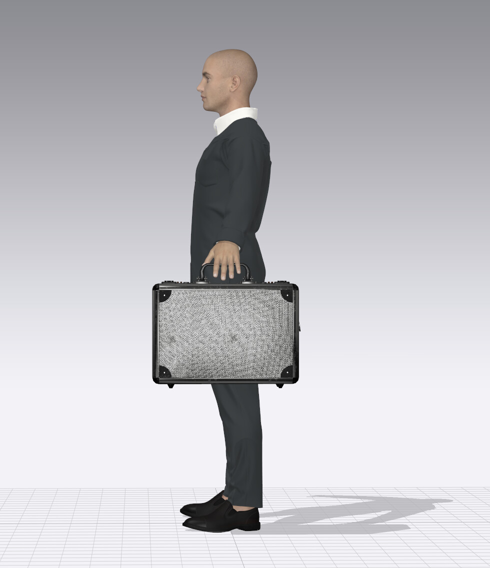 ArtStation - Male Formal Suit | Game Assets