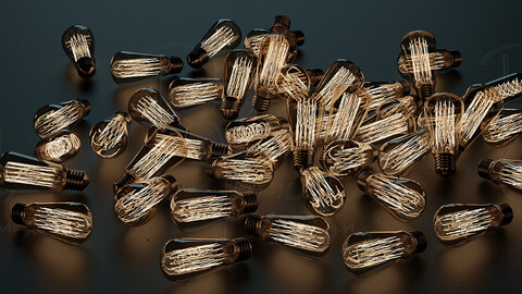Edison Light Bulbs - 5120x1440