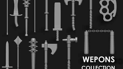 Weapons Collection IMM Brush Pack  in One 15
