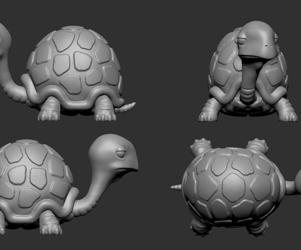 ArtStation - Turtle Figurine - 3D Print Ready | Resources