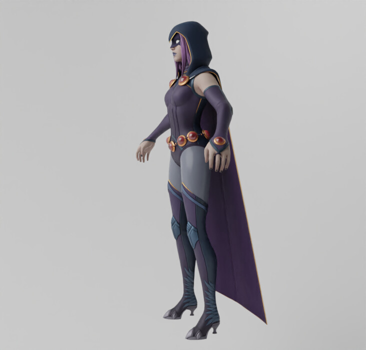 ArtStation - Raven Lowpoly Rigged | Resources