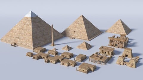 ancient egyptian pharaohs buildings