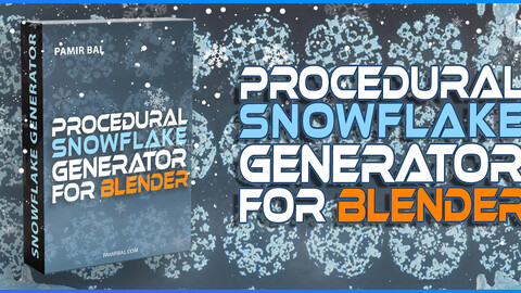 Procedural Snowflake Generator For Blender