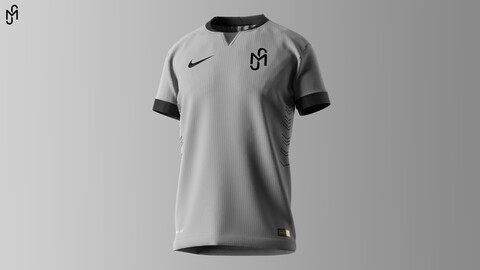 NIKE BARCELONA - 14/15 HOME MOCKUP & MANNEQUIN for CLO3D and Marvelous Designer