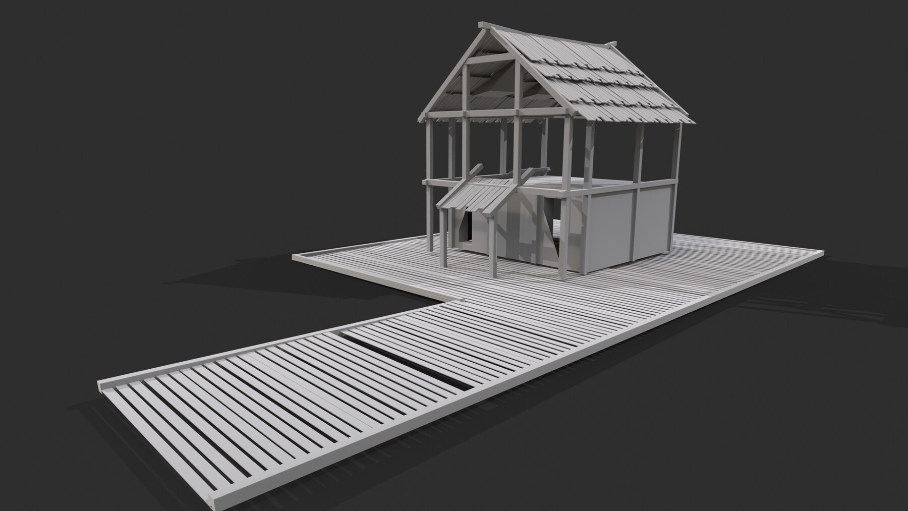 ArtStation - 3D Game House with PBR Texturing | Game Assets