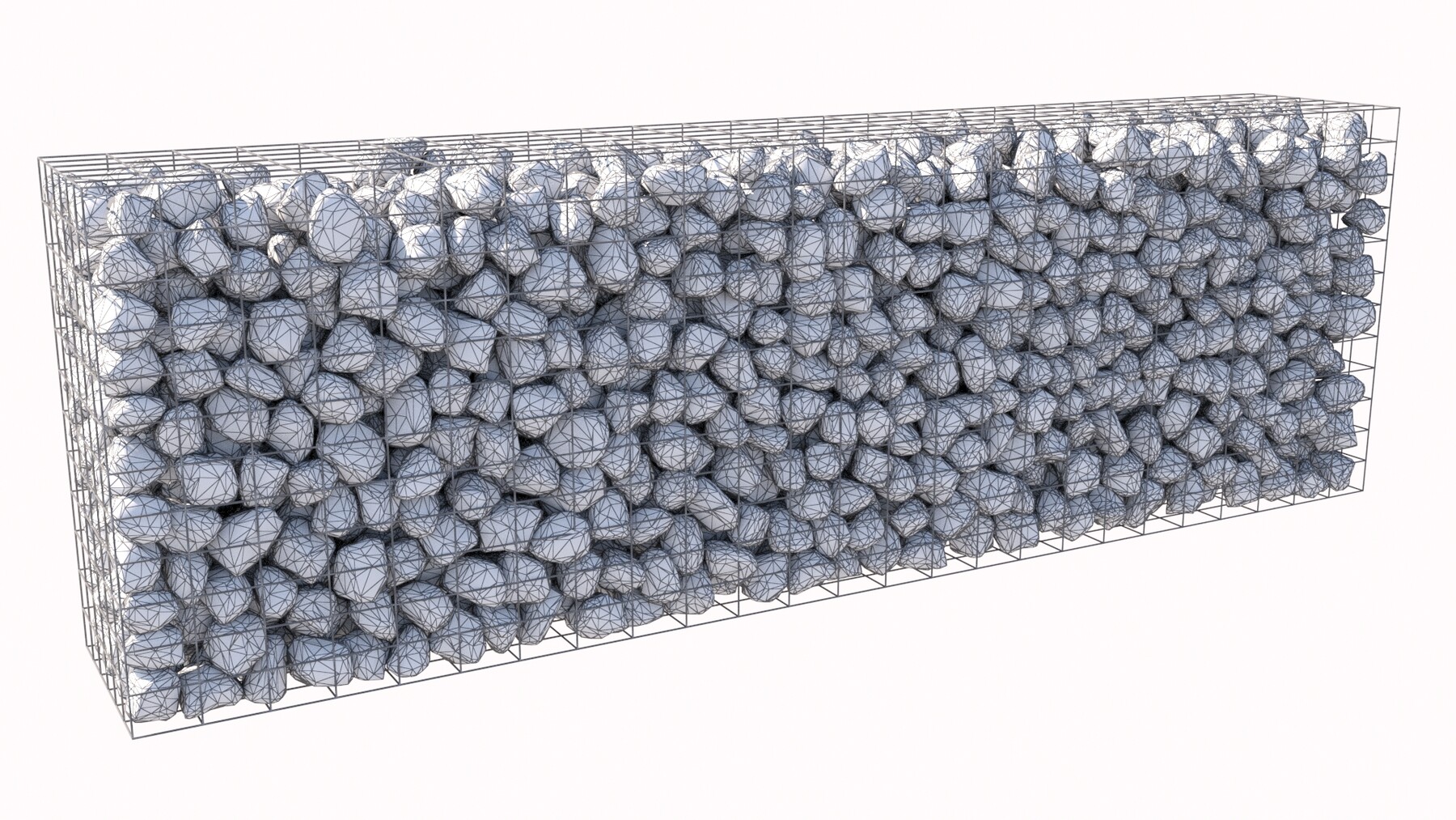 ArtStation Gabion Wall Game Assets