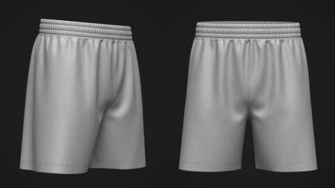 Football Shorts 3d Model