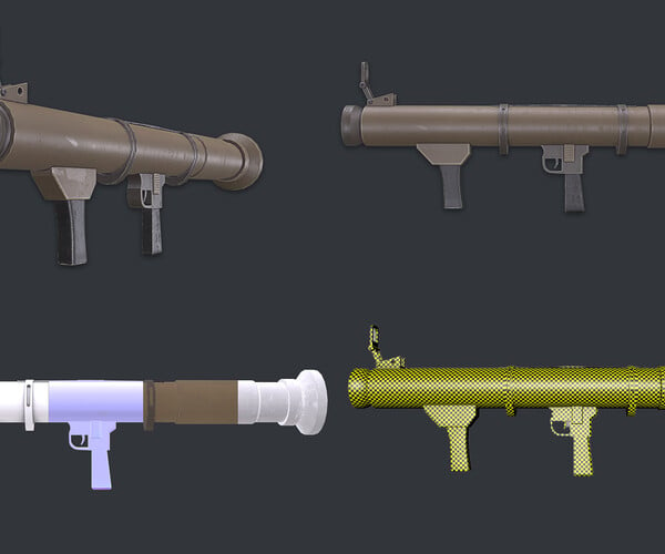 ArtStation - Rocket Launcher Pack Game Ready | Game Assets