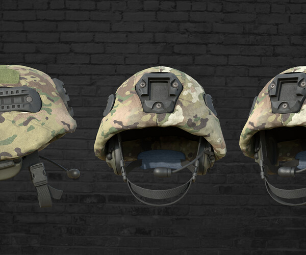 ArtStation - MILITARY Game Ready Kiver RSP Russian Helmet Low-poly 3D ...