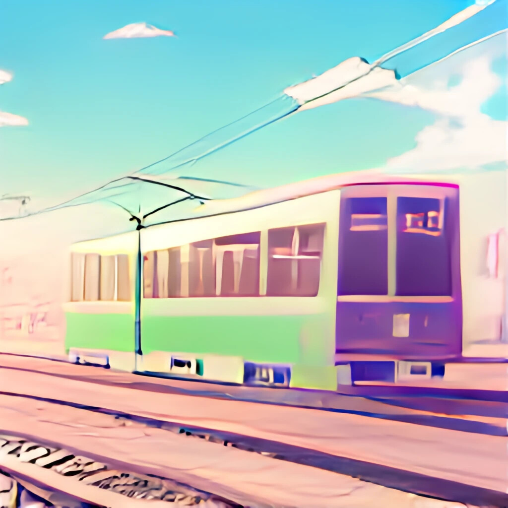 ArtStation - Analog style tram japan | Artworks