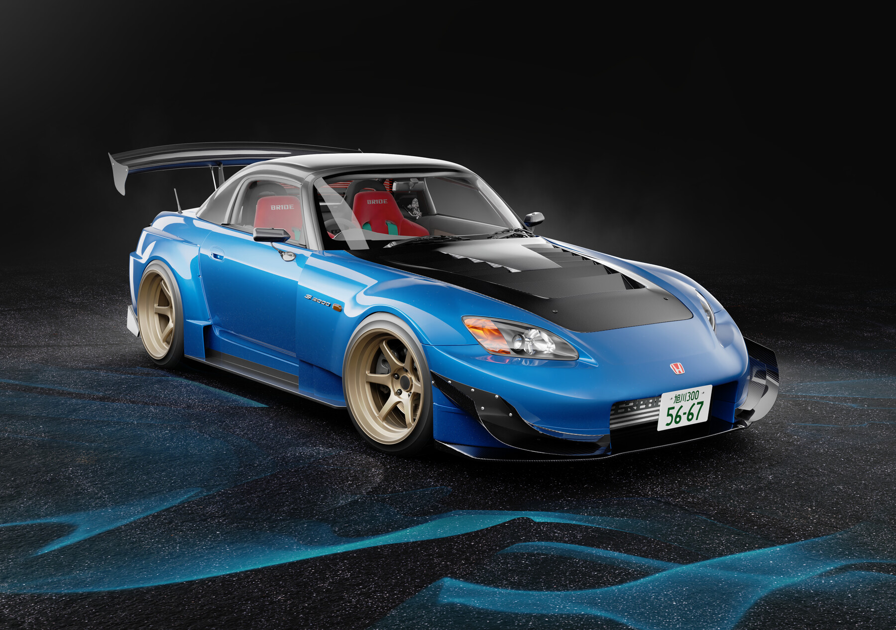 ArtStation - Honda S2000 Amuse GT1 | Game Assets