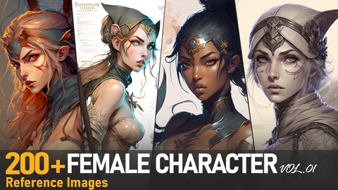 Female Character VOL.01|Reference Images