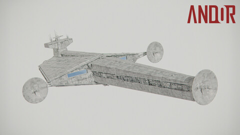Cantwell-class Arrestor Cruiser - Star Wars Andor