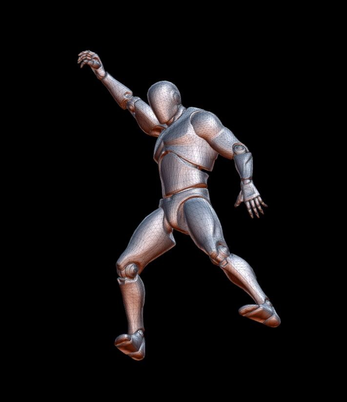ArtStation motion capture Dance_4_FBX_Format Game Assets