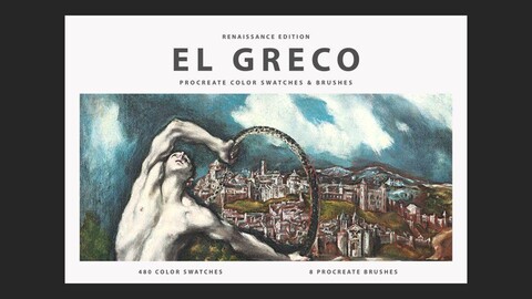 El Greco Procreate Brushes & Color Swatches