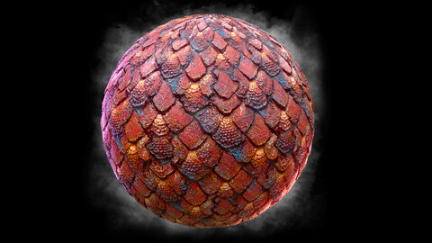 Dragon Scales PBR texture