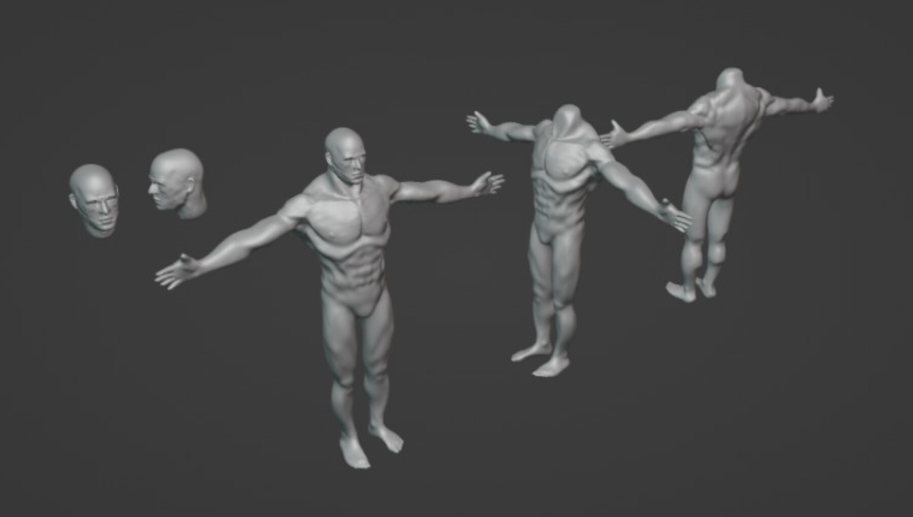 ArtStation 3D MODEL FULL BODY SCULPT Game Assets