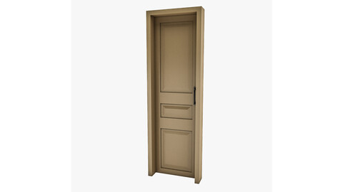 3D Wooden Door Basic