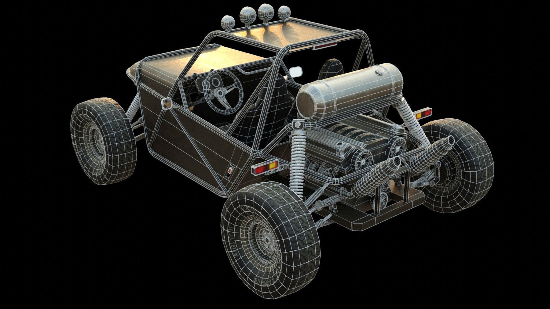 ArtStation - Dune buggy | Game Assets