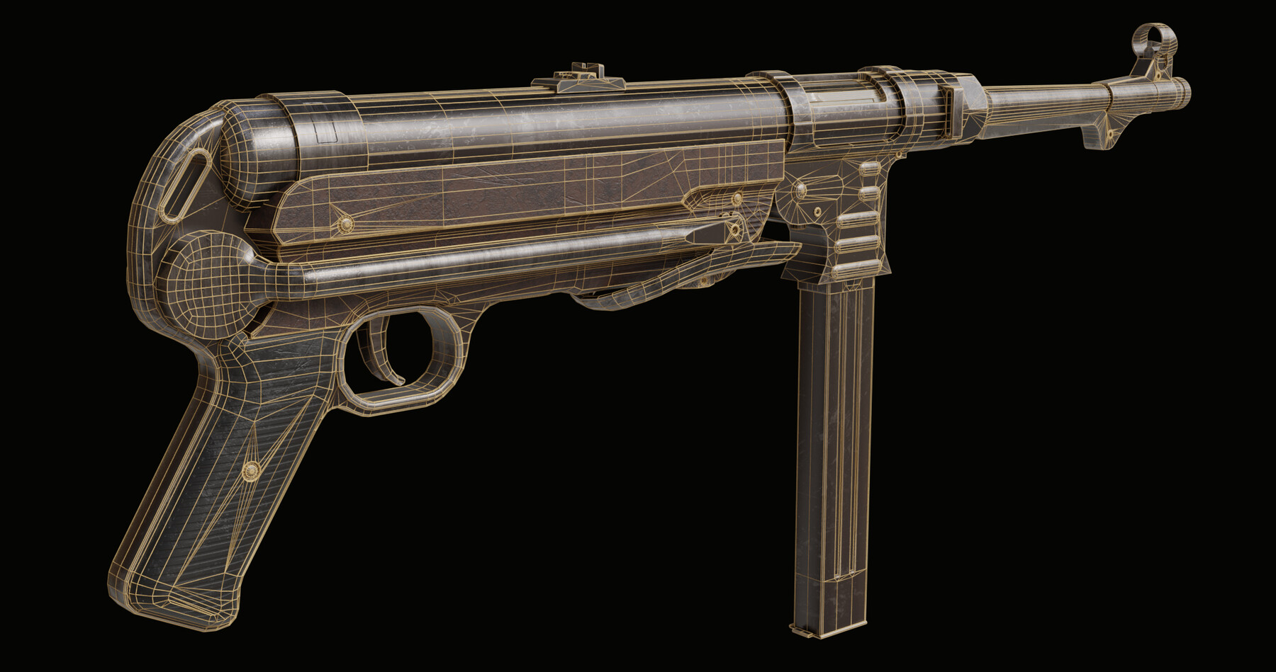 ArtStation - MP40 (Maschinenpistole 40) | Resources