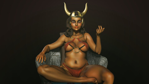 Dark Queen STL for 3d printing