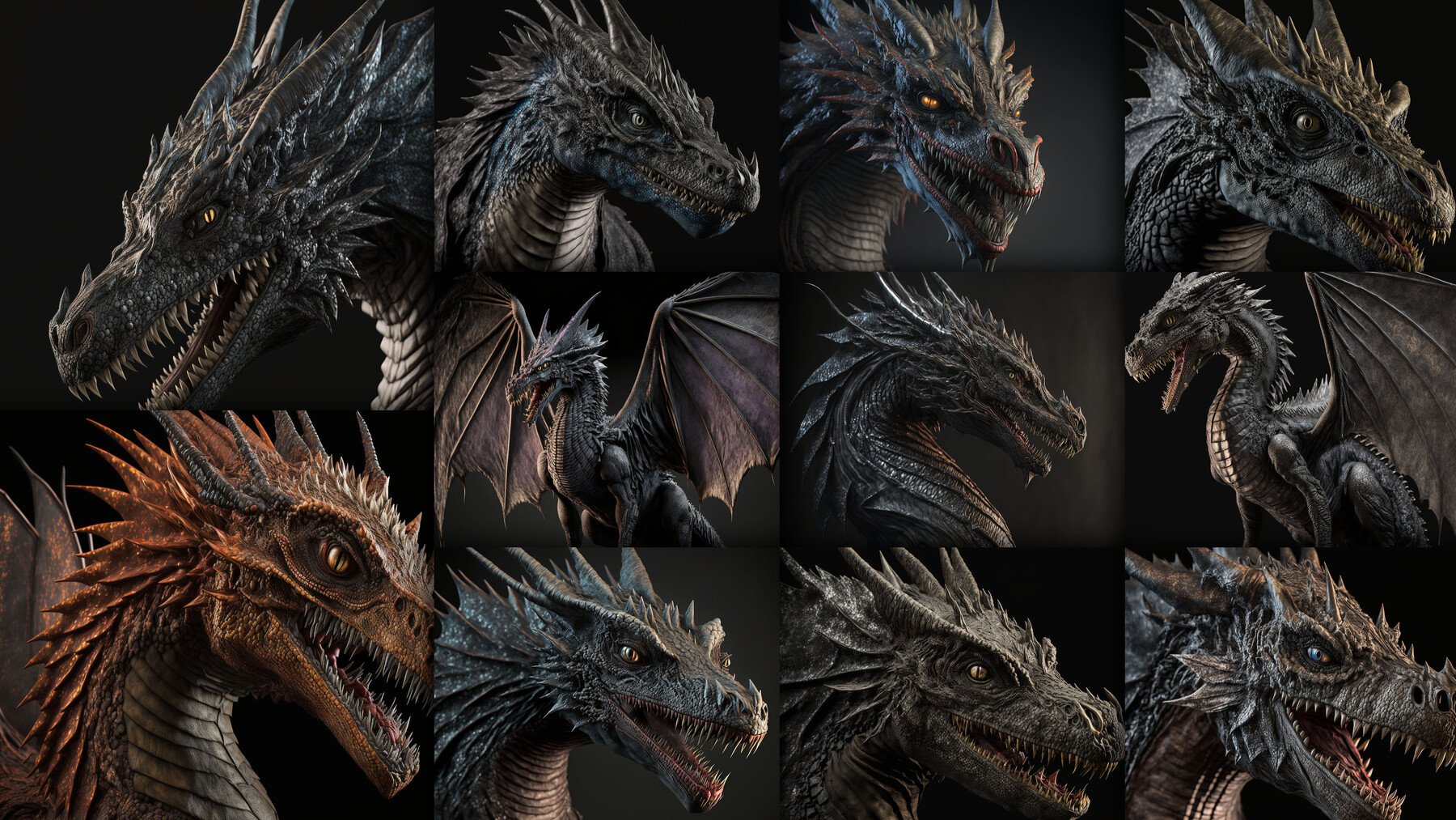 ArtStation - 112 Dragon Illustration Pack (More Than 8K Resolution ...